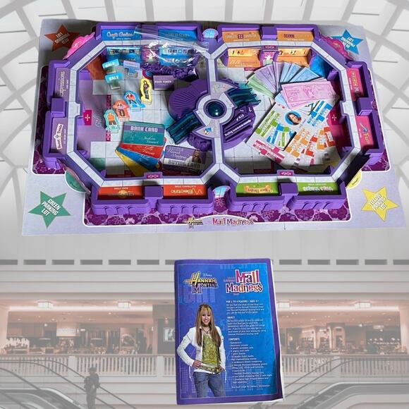 Hasbro MB 2008 Y2K Disney Channel Hannah Montana Mall Madness Complete Tested - Picture 8 of 9